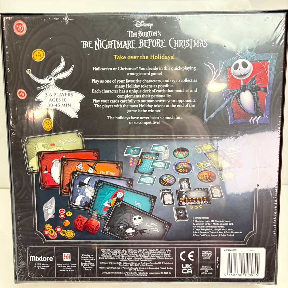Disney Game‎ Nightmare Before Christmas Take Over the Holidays Strategy Game NEW - Picture 2 of 6